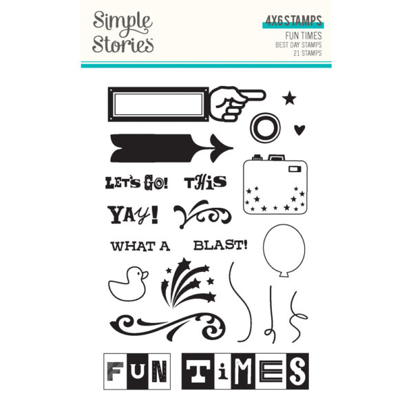 Simple Stories Fun Times Stamps Best Day Simple Stories Fun Times Stamps Best Day