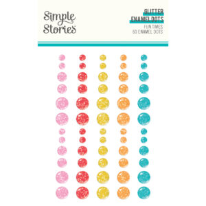 Simple Stories Fun Times Glitter Enamel Dots