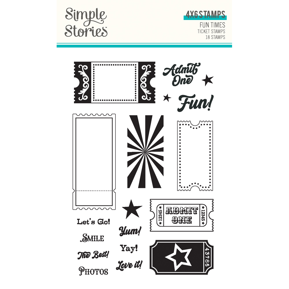 Simple Stories Fun Times Stamps Tickets