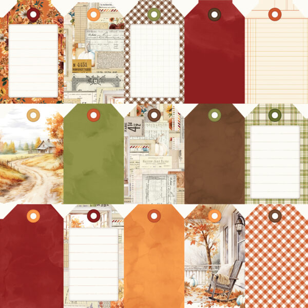 Simple Stories Simple Vintage Autumn Breeze Tag Elements