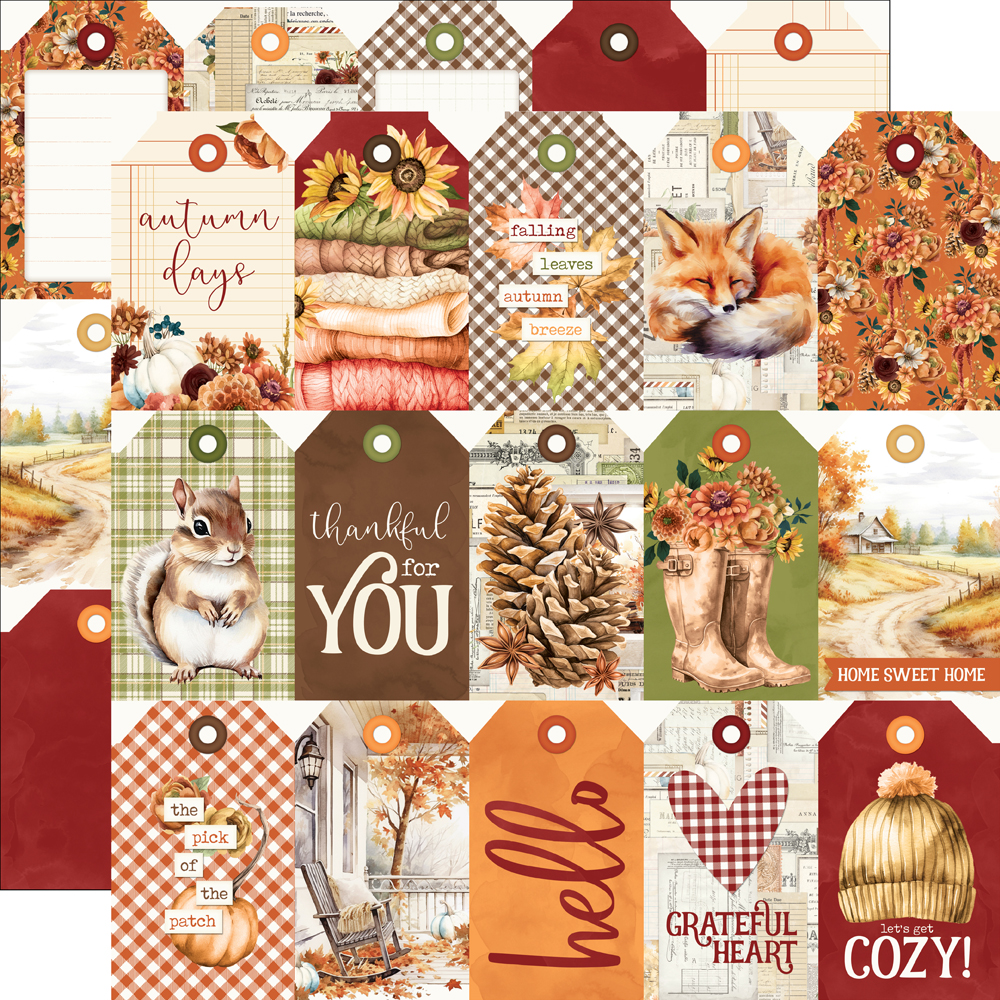 Simple Stories Simple Vintage Autumn Breeze Tag Elements