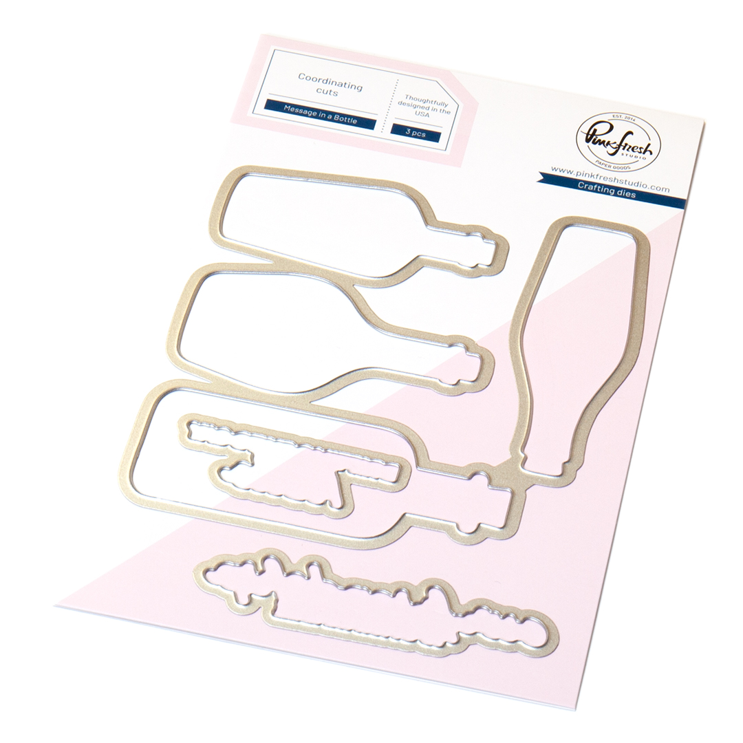 Pinkfresh Die Message in A Bottle