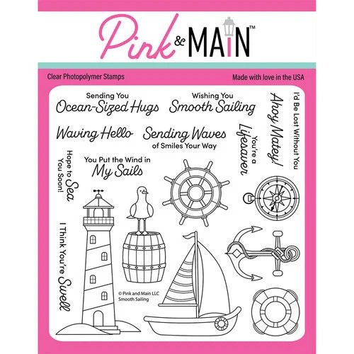 PINK & MAIN STAMP SMOOTH SAILING