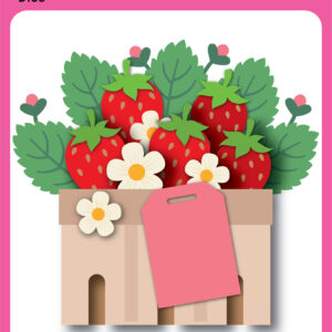 Pink & Main Die Berry Pop Up Card