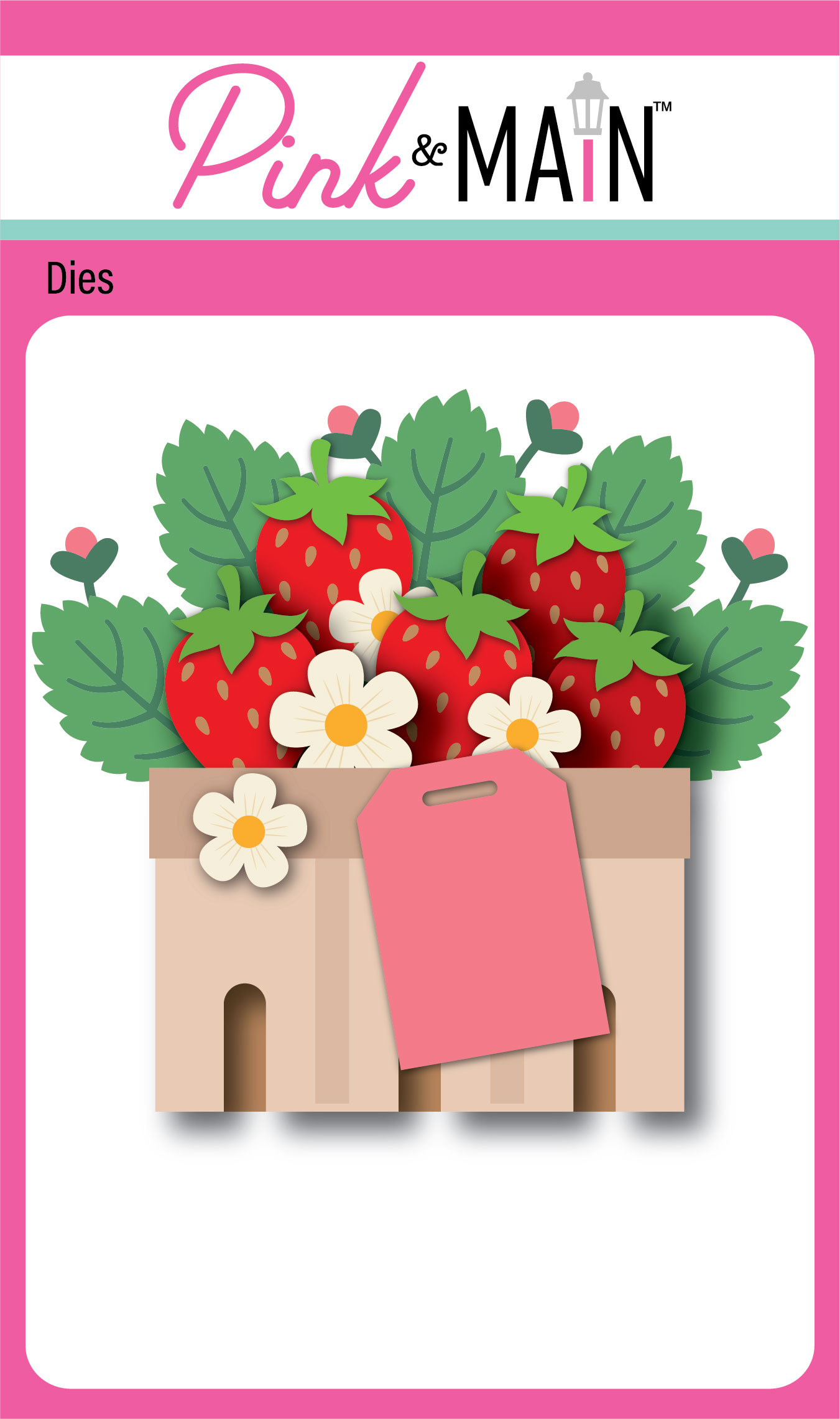 Pink & Main Die Berry Pop Up Card