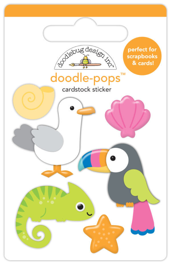 Doodlebug Summer Fun Doodlebug-pops Tropical Trio