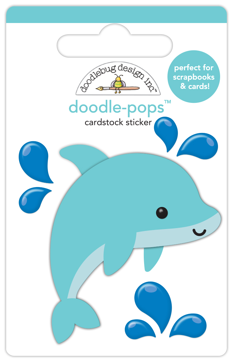 Doodlebug Summer Fun Doodlebug-pops Donnie Dolphin