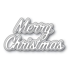 Memory Box Everyday Sentiment Die Festive Merry Christmas