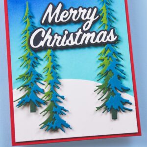 Memory Box Everyday Sentiment Die Festive Merry Christmas