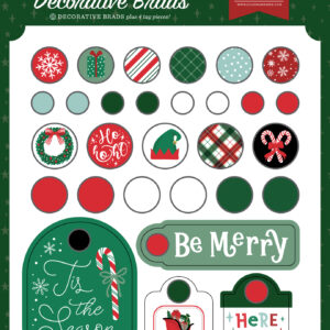 Echo Park Christmas Express Decorative Brads