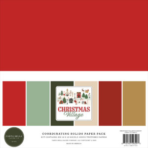 Carta Bella Christmas Village Solids Kit