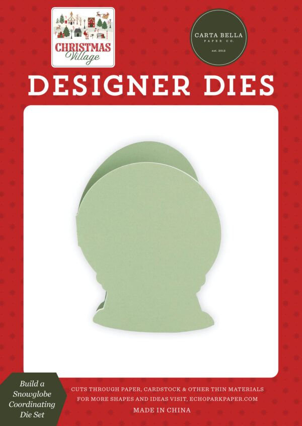 Carta Bella Christmas Village Die Build A Snowglobe