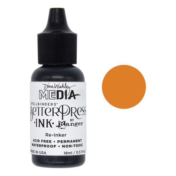 Spellbinders Cheddar Betterpress Reinker By Dina Wakley Spellbinders Cheddar Betterpress Reinker By Dina Wakley