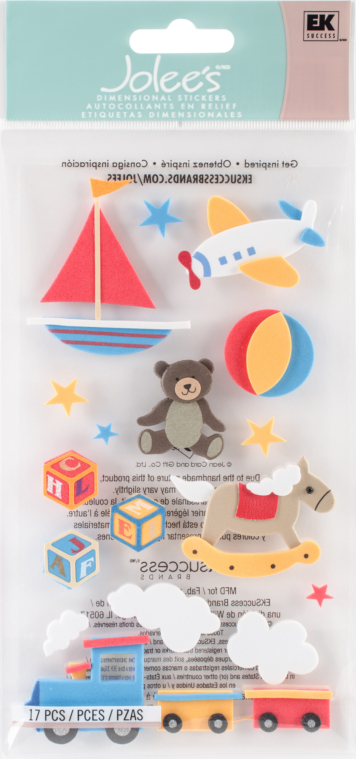 Ek Jolee's Foam Sticker Baby Boys