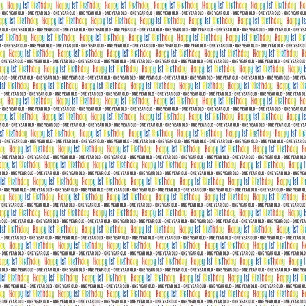 SCRAPBOOK CUSTOMS 12X12 BIRTHDAY 1ST