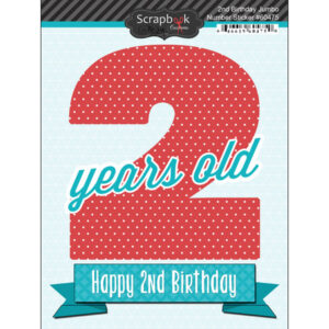 STAMPING STATION CUSTOM BIRTHDAY STICKER 2ND