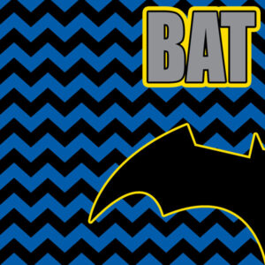 SCRAPBOOK CUSTOMS 12X12 BAT HERO LEFT