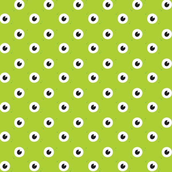 SCRAPBOOK CUSTOMS 12X12 MONSTERS EYES