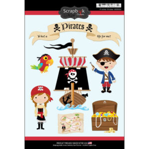 SCRAPBOOK CUSTOMS STICKER PIRATES