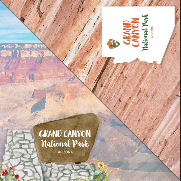 SCRAP CUST 12X12 GRAND CANYON NATIONAL PARK
