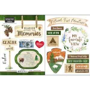 SCRAPBOOK CUSTOMS GLACIER NATIONAL PARK