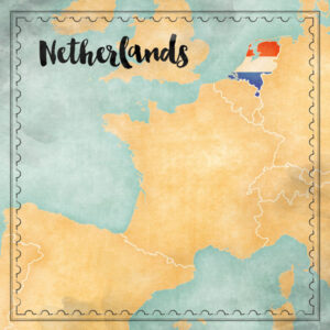 SCRAPBOOK CUSTOMS MAP SIGHTS NETHERLANDS