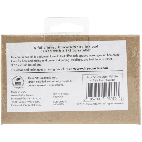 HERO INK PAD & REINKER UNICORN INK