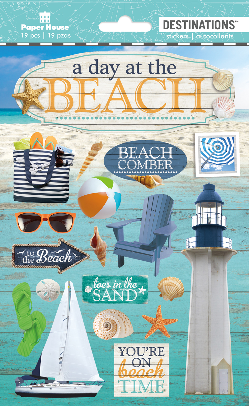 Paper House 3D A Day At the Beach