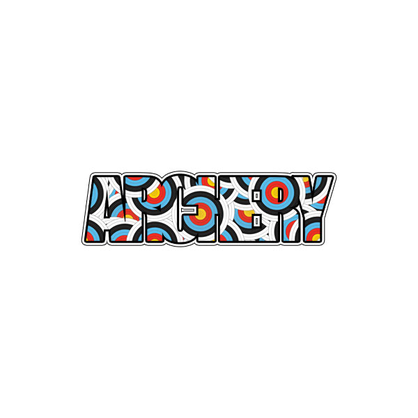 SCRAPBOOK CUSTOMS ARCHERY WORD LASER