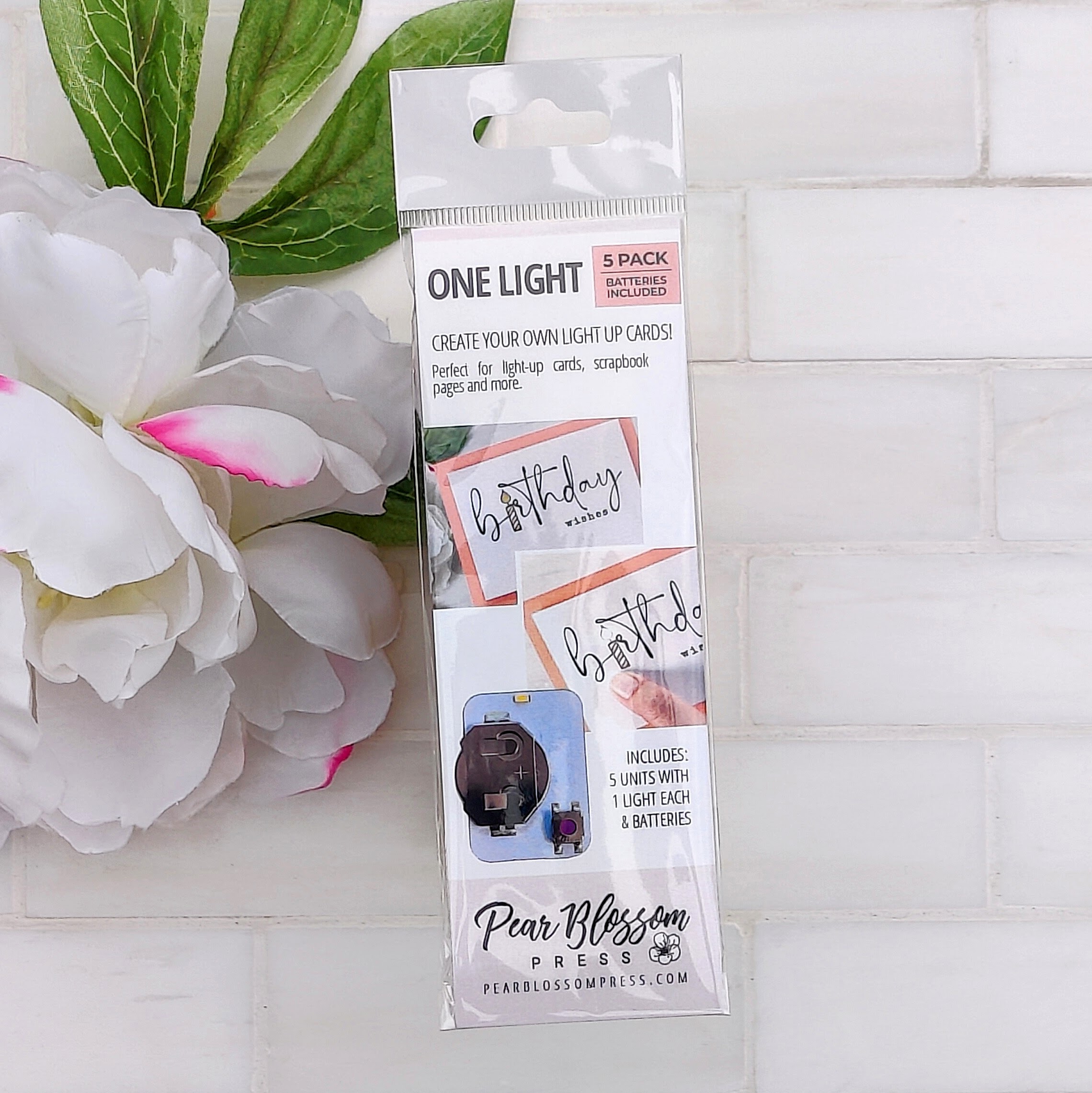 PEAR BLOSSOM PRESS ONE LIGHT 5-PACK