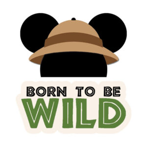 SCRAPBOOK CUSTOMS STICKER MAGICAL WILD EARS