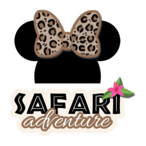 SCRAPBOOK CUSTOMS STICKER MAGICAL SAFARI EARS