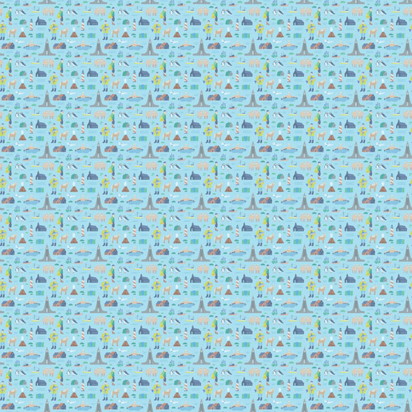 SCRAPBOOK CUSTOMS 12X12 ICELAND PAPER PACK