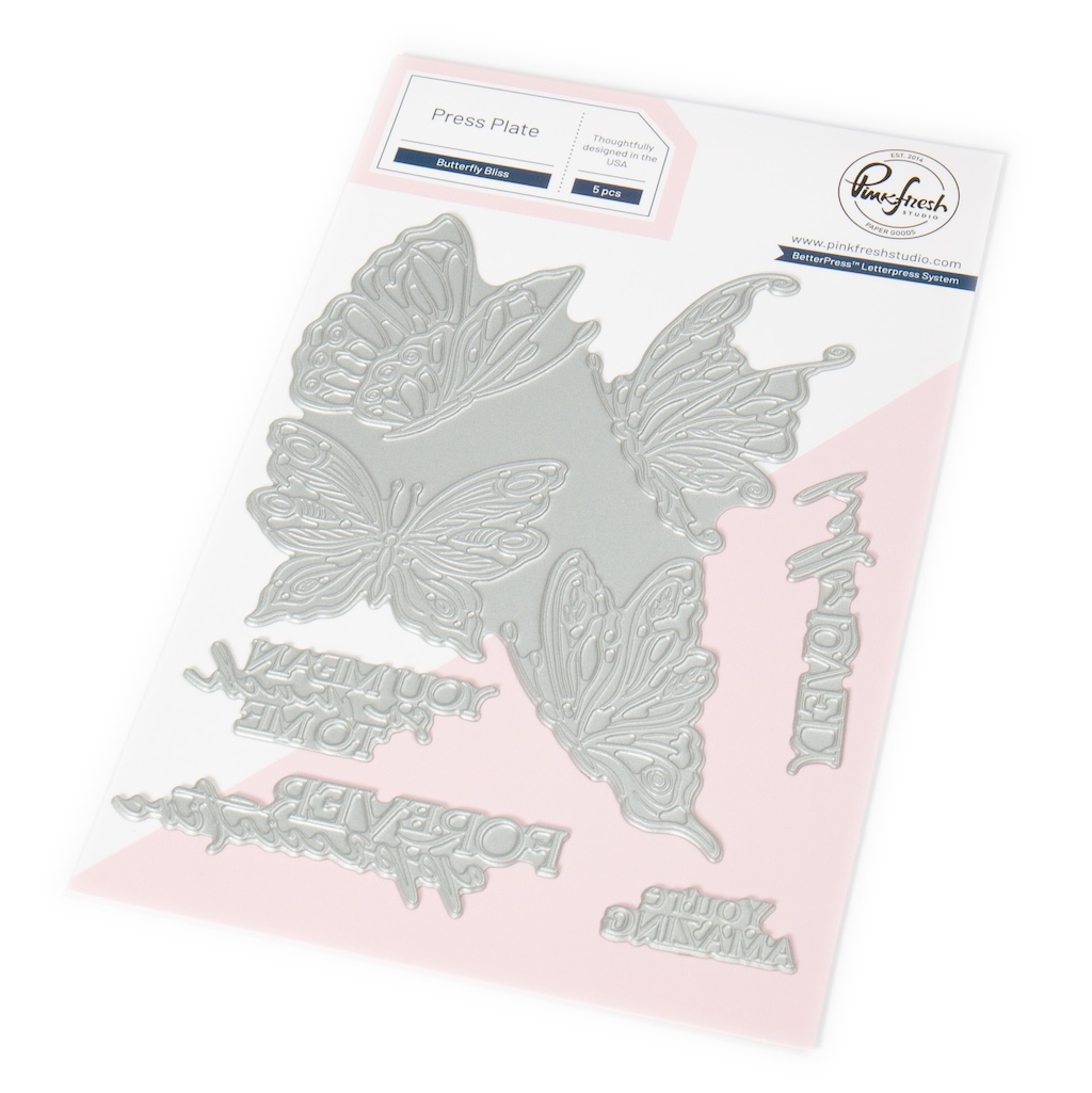 Pinkfresh Press Plate Butterfly Bliss