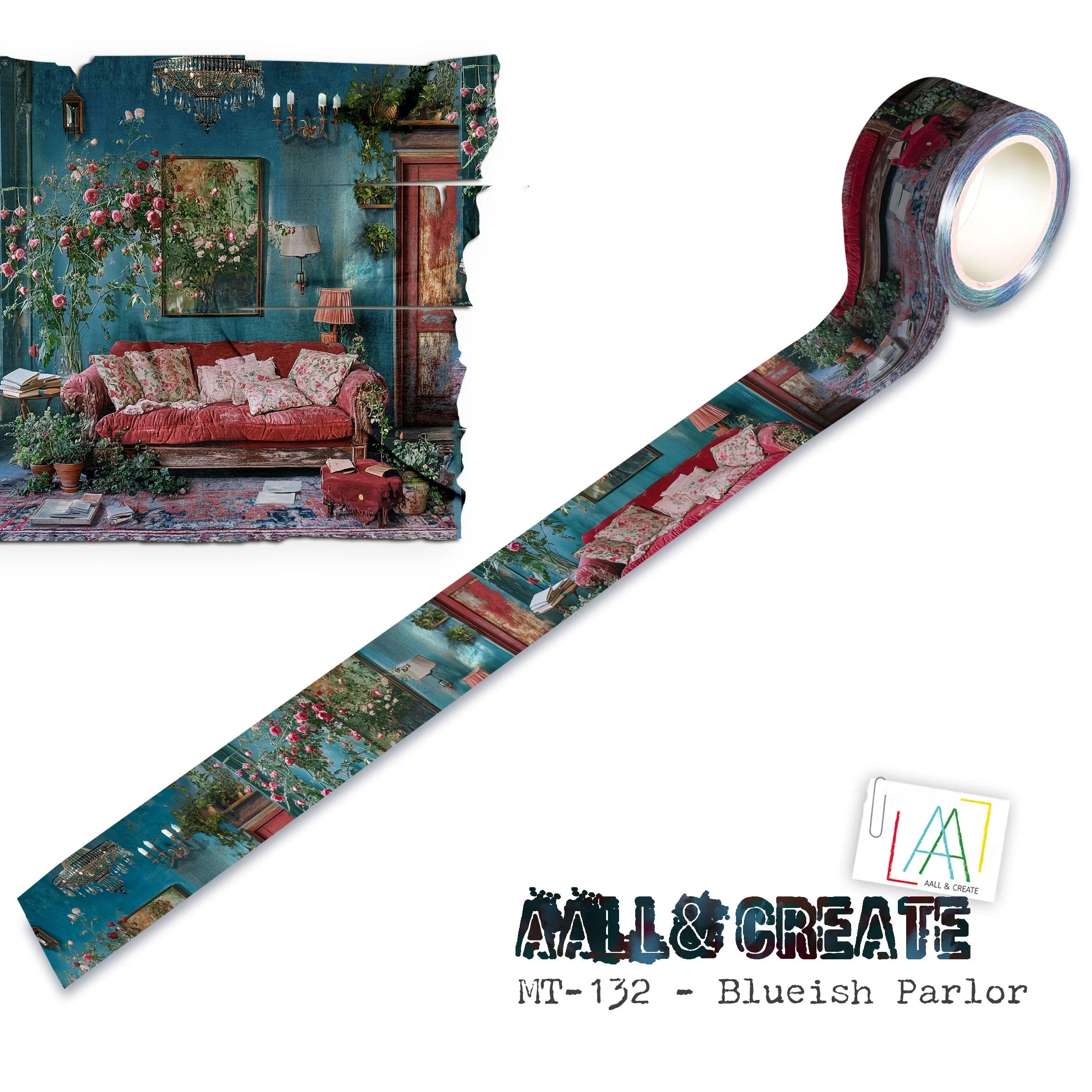 Aall and Create Liu Washi Blueish Parlor
