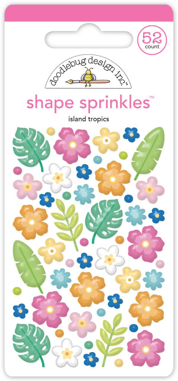 Doodlebug Summer Fun Sprinkles Island Tropics