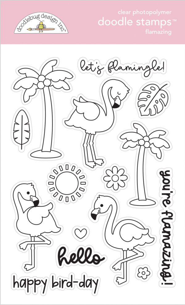 Doodlebug Summer Fun Stamp Flamazing