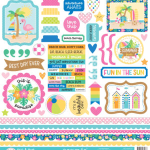 Doodlebug Summer Fun This & That Stickers