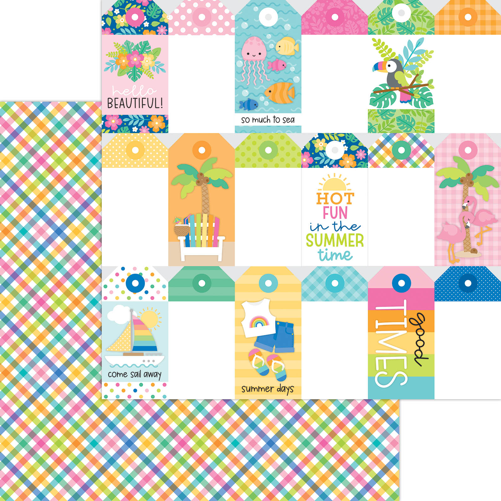 Doodlebug Summer Fun 12X12 Beach Picnic