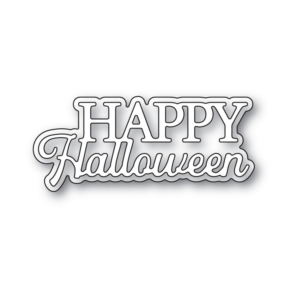 Memory Box Everyday Sentiment Die Happy Halloween