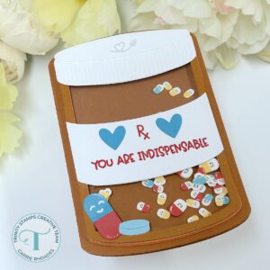 Trinity Stamps Clay Embellishment Happy Pills