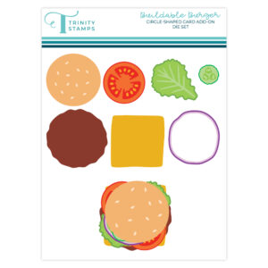Trinity Stamps Die Buildable Burger Add-on