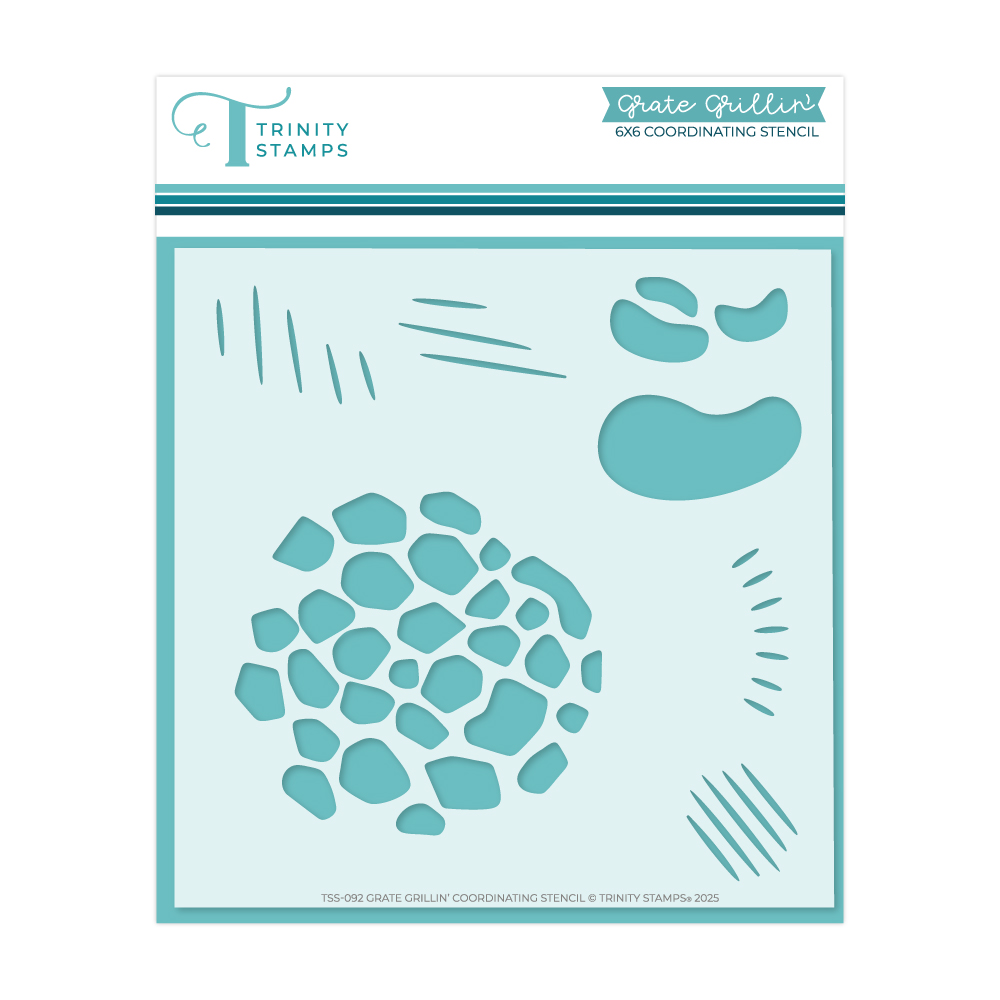 Trinity Stamps Stencil Grate Grillin’