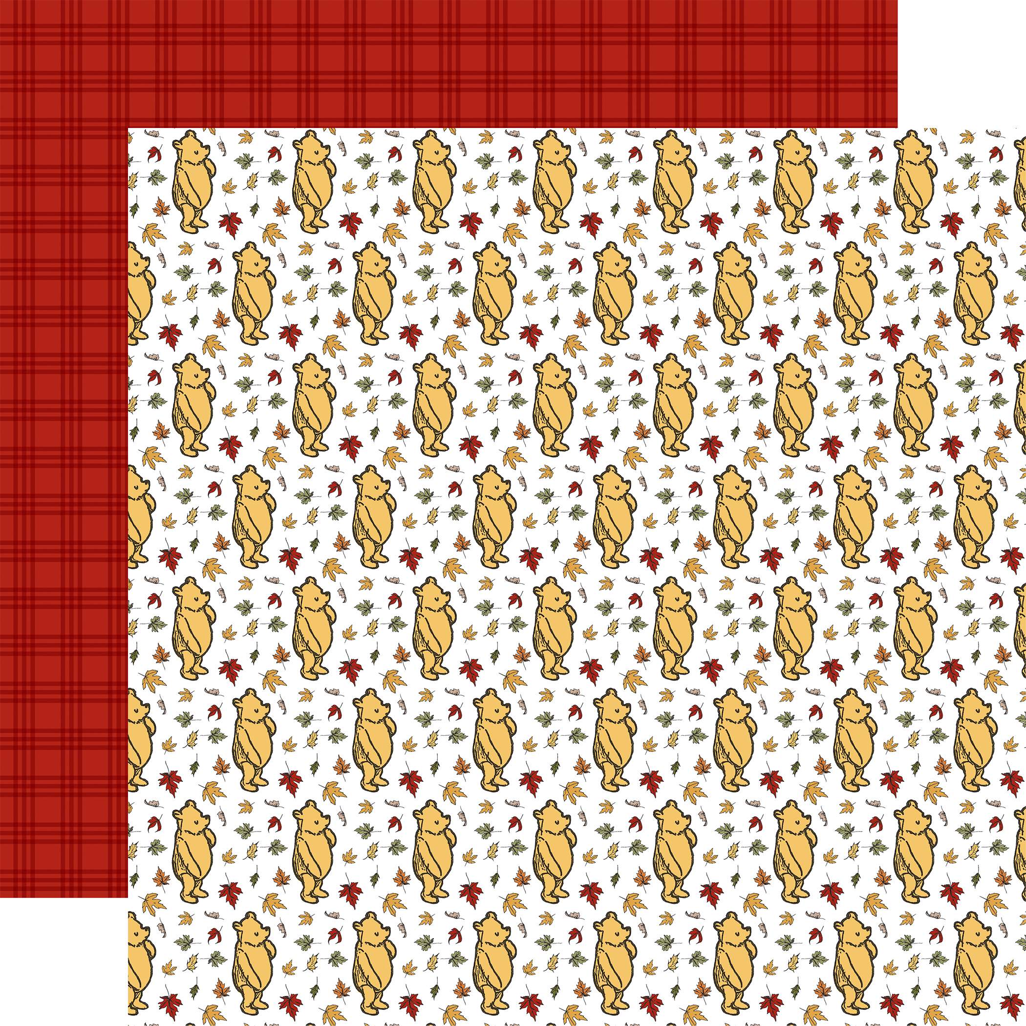 Echo Park WTP Autumn 12X12 Fall Vibes and Pooh Bear