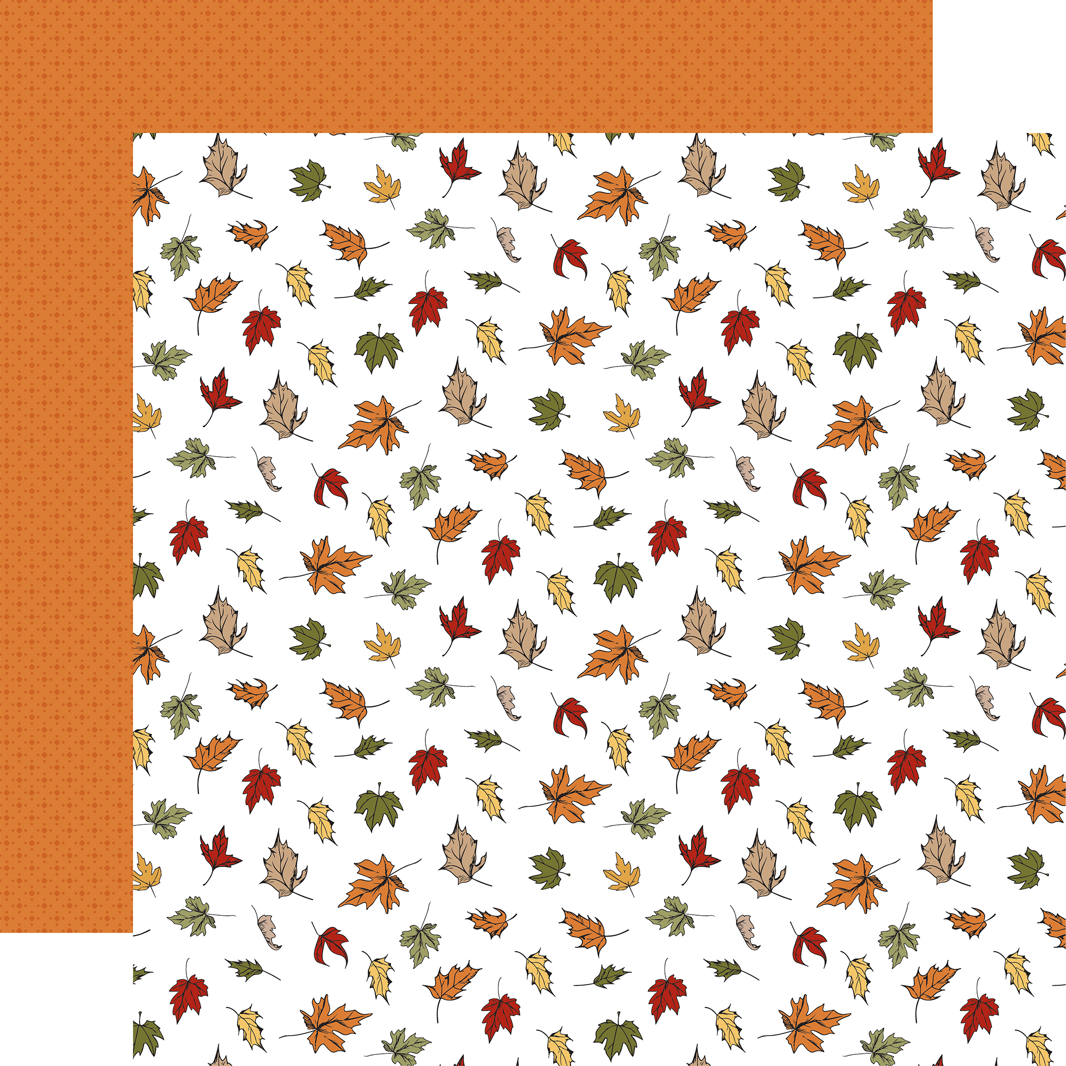 Echo Park WTP Autumn 12X12 Happy Fall Leaves