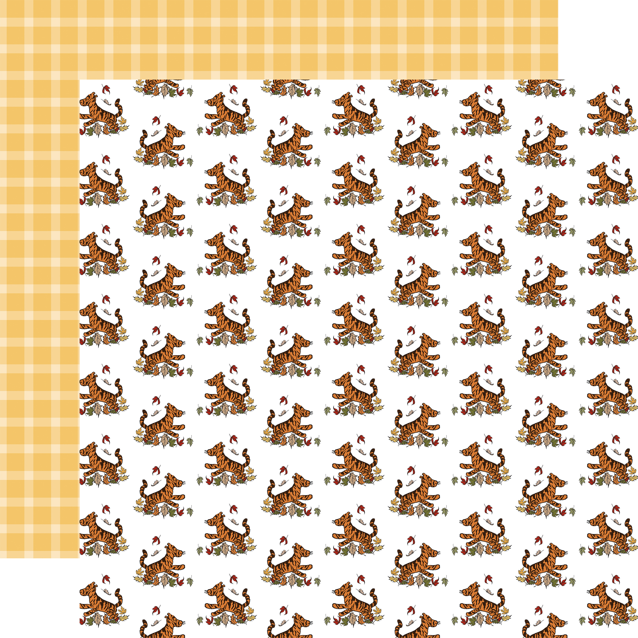 Echo Park WTP Autumn 12X12 Tigger in the Leaves
