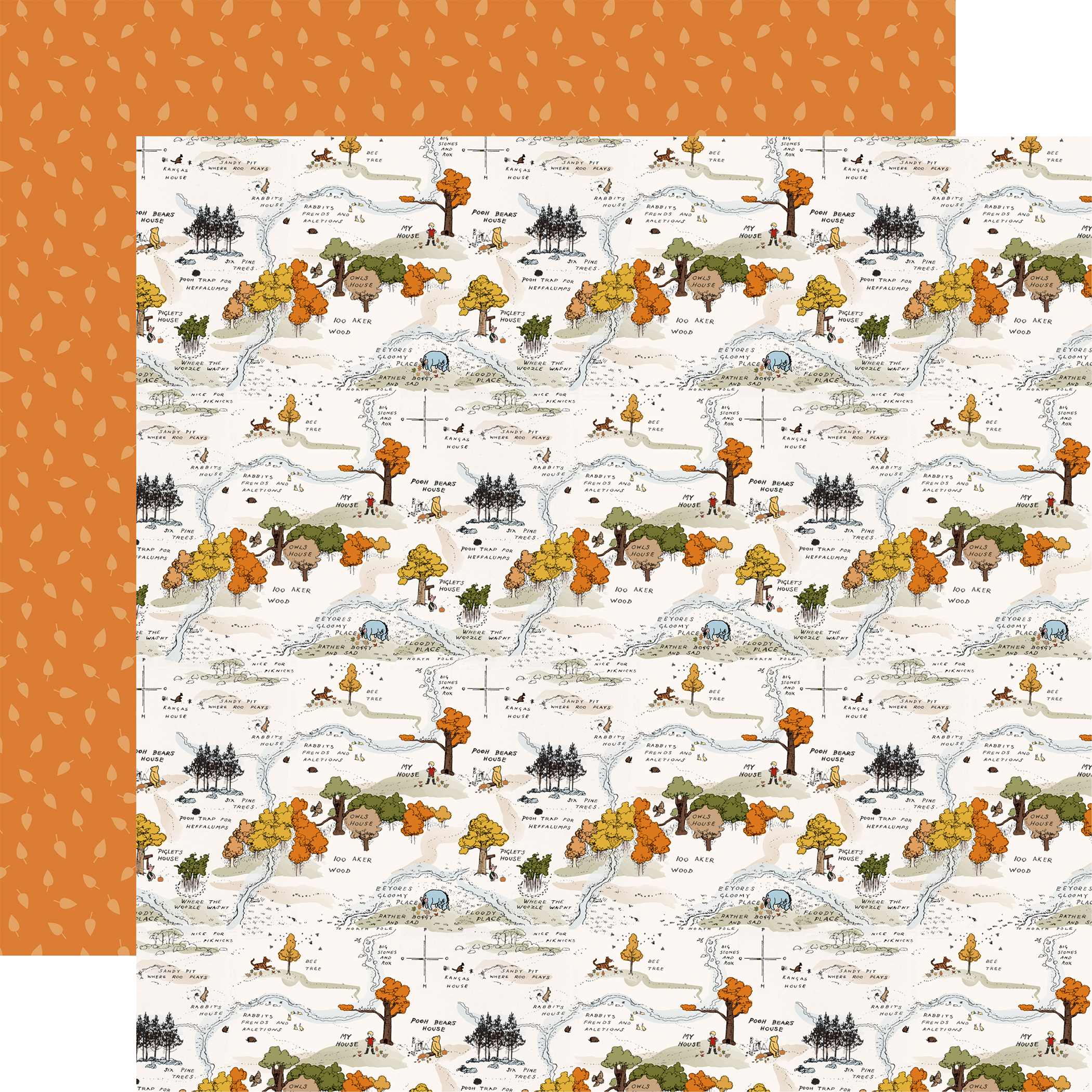Echo Park WTP Autumn 12X12 Fall Days Map