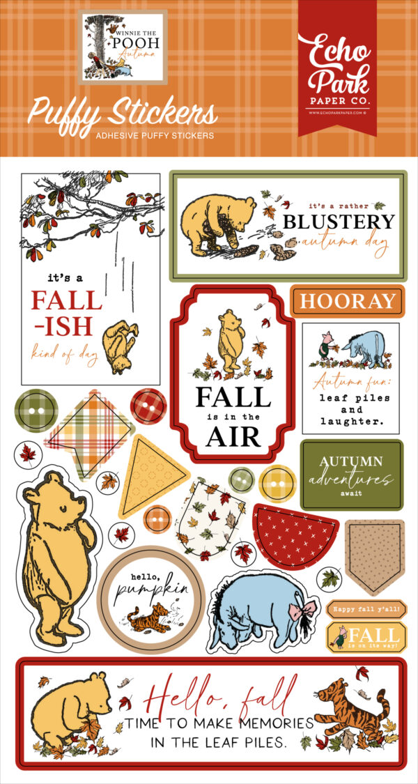 Echo Park WTP Autumn Puffy Stickers
