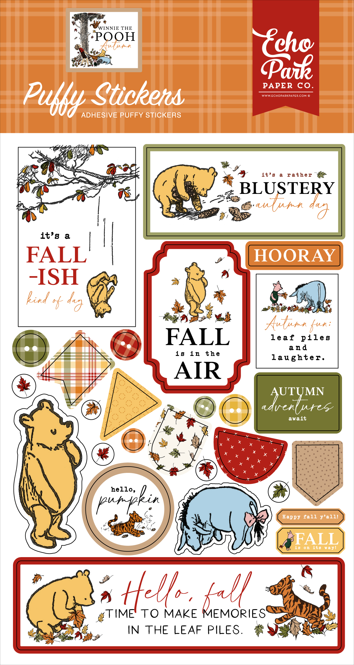 Echo Park WTP Autumn Puffy Stickers