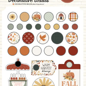 Carta Bella It's Autumn Decorative Brads